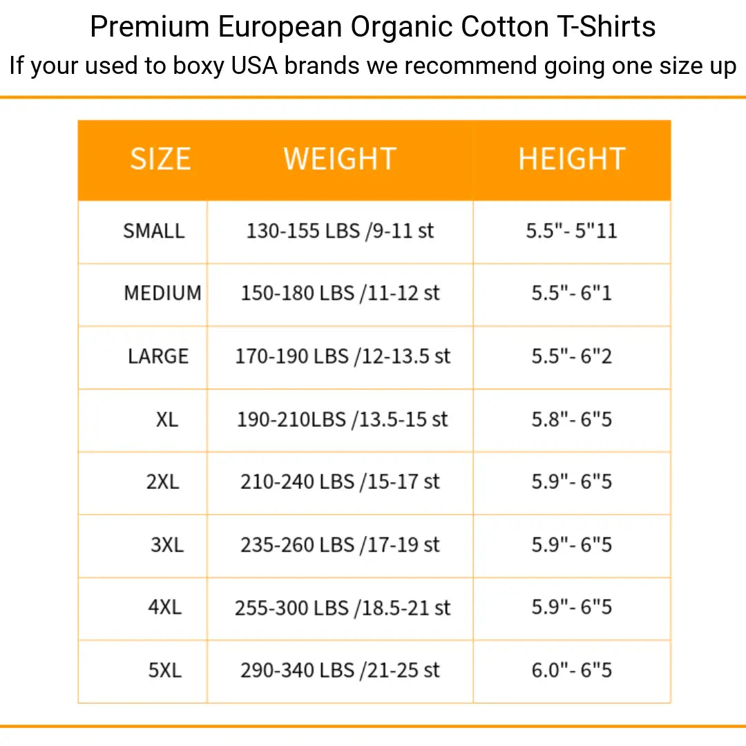 organic-cotton-tshirt-sizing-weight-height-fit-guide