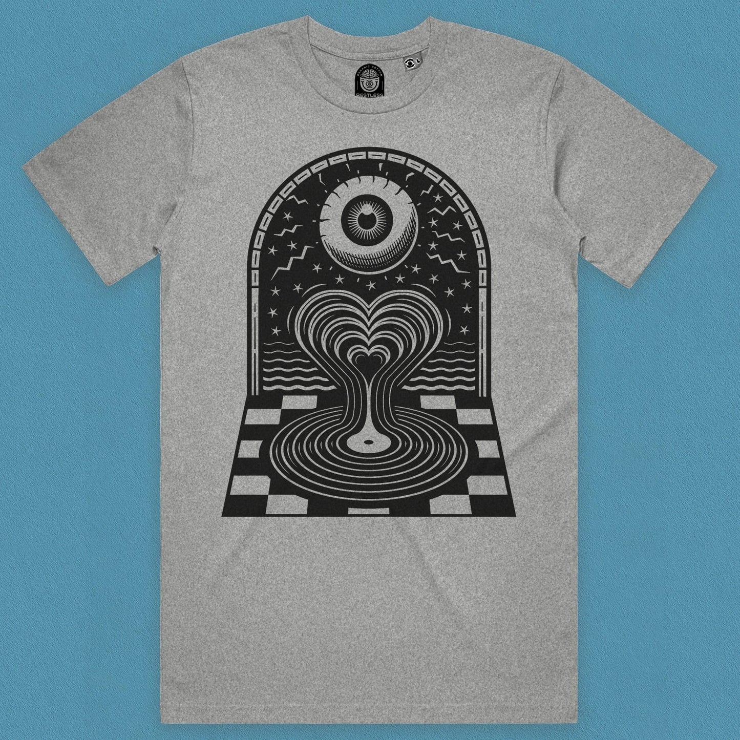 Camiseta OJO/CORAZÓN/VINILO
