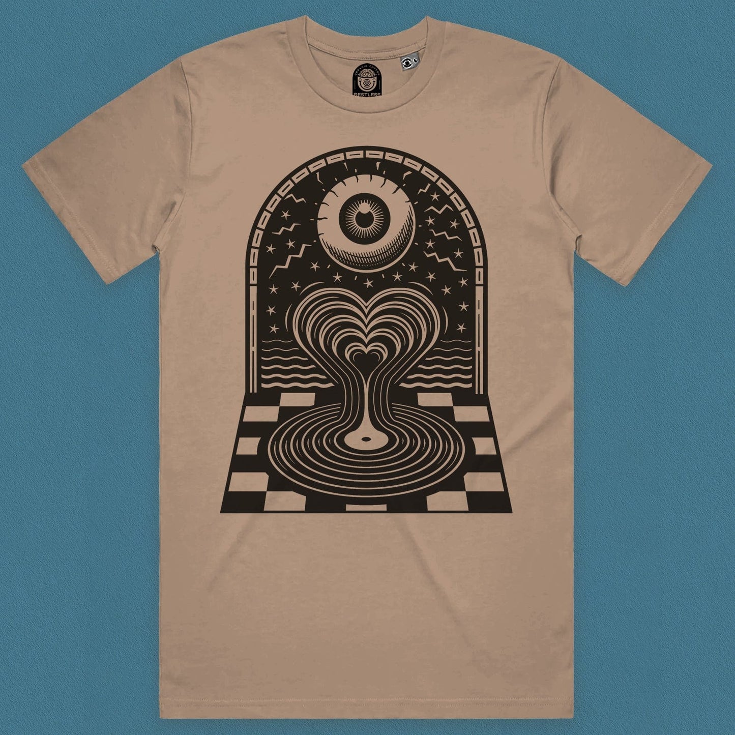 Camiseta OJO/CORAZÓN/VINILO