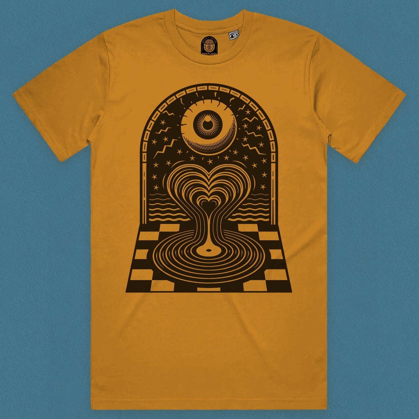 Camiseta OJO/CORAZÓN/VINILO