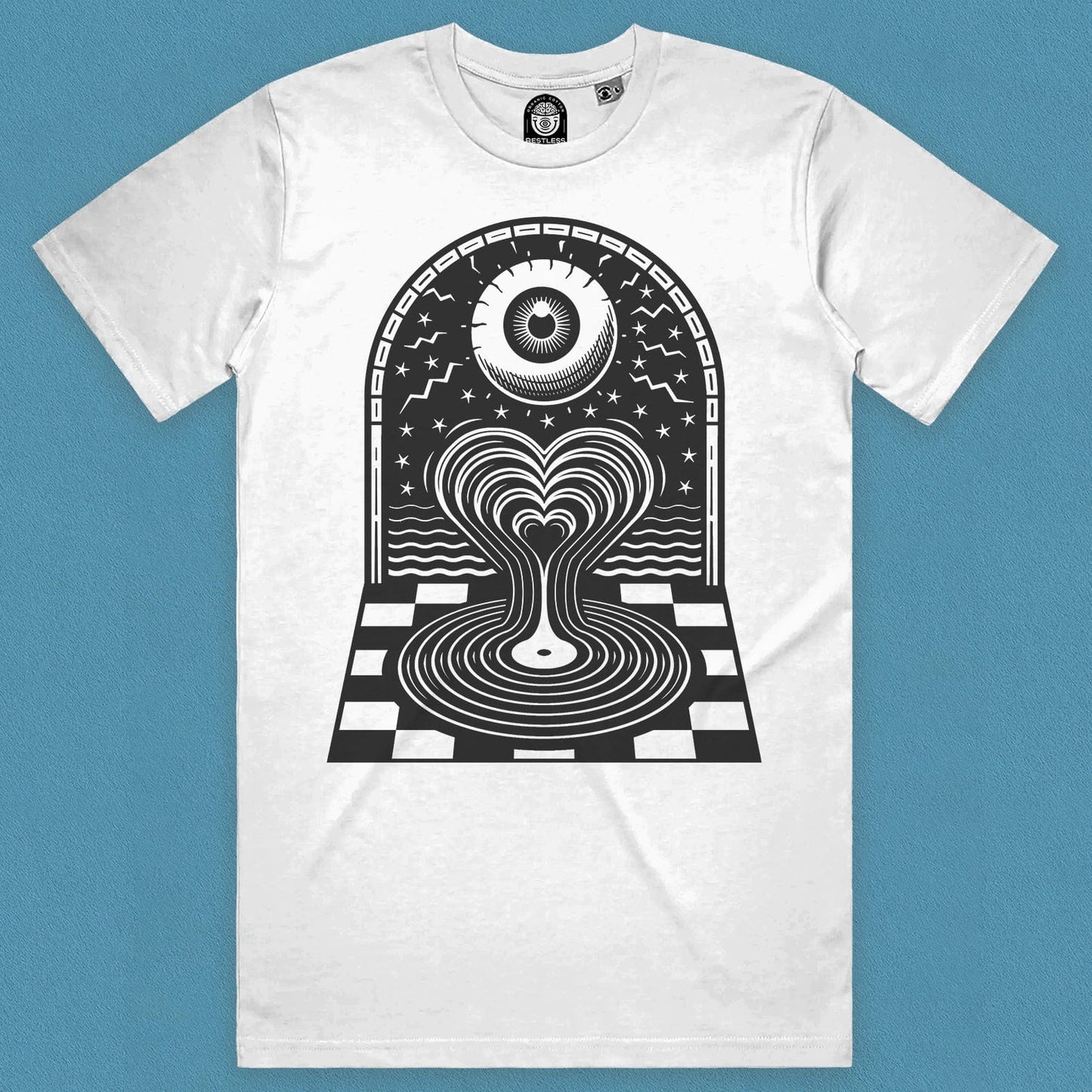 Camiseta OJO/CORAZÓN/VINILO