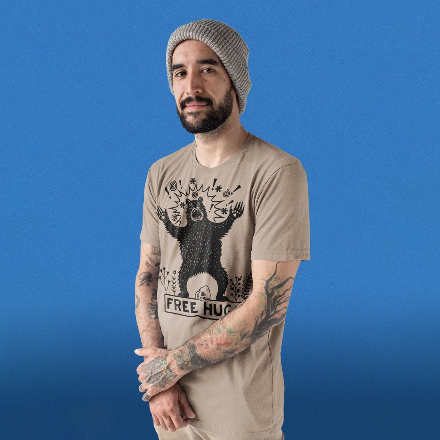 Camiseta de oso del Festival de Abrazos Gratis