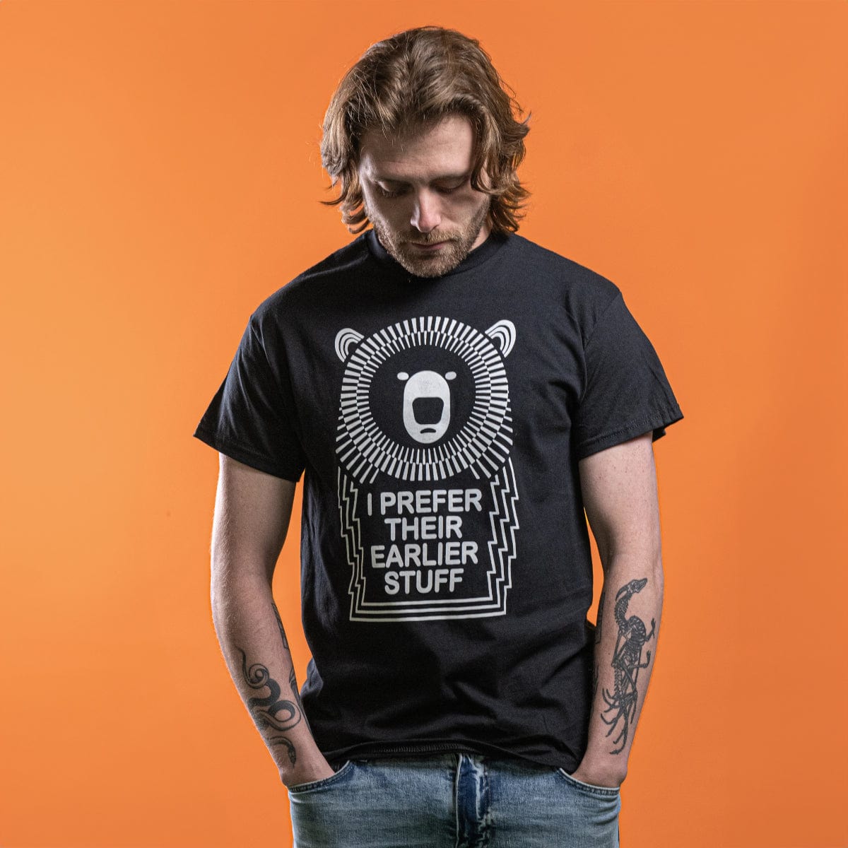 Camiseta Muso Bear para hombre (algodón grueso) **Liquidación**