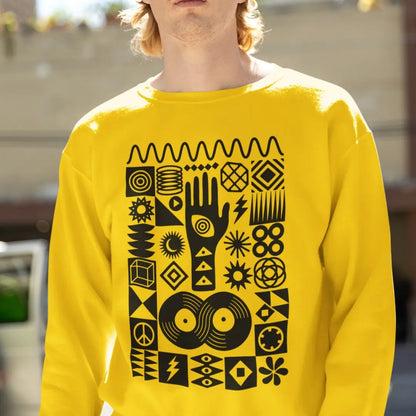 record-collector-gifts-unisex-sweatshirt-with-vinyl-graphic