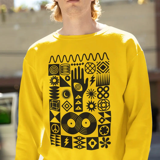 record-collector-gifts-unisex-sweatshirt-with-vinyl-graphic