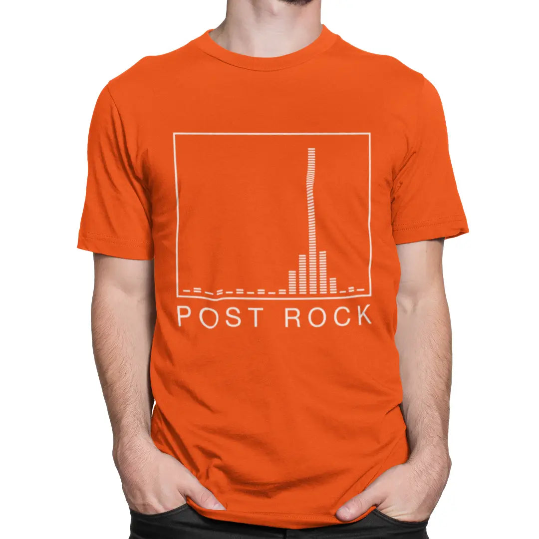 paprika-post-rock-t-shirt-with-equaliser-design-worn-by-male-model

