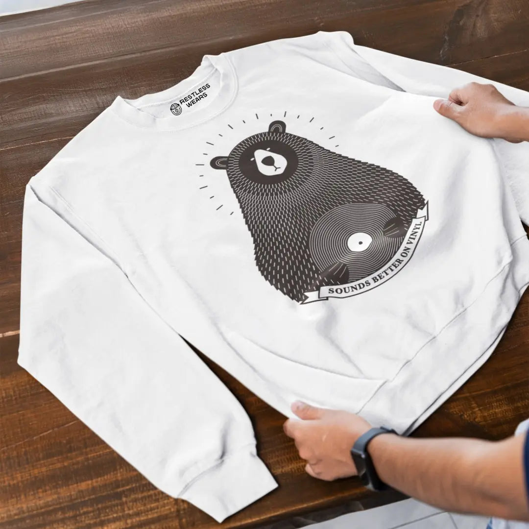 white-vinyl-bear-sweatshirt-sounds-better-on-vinyl-gift-idea