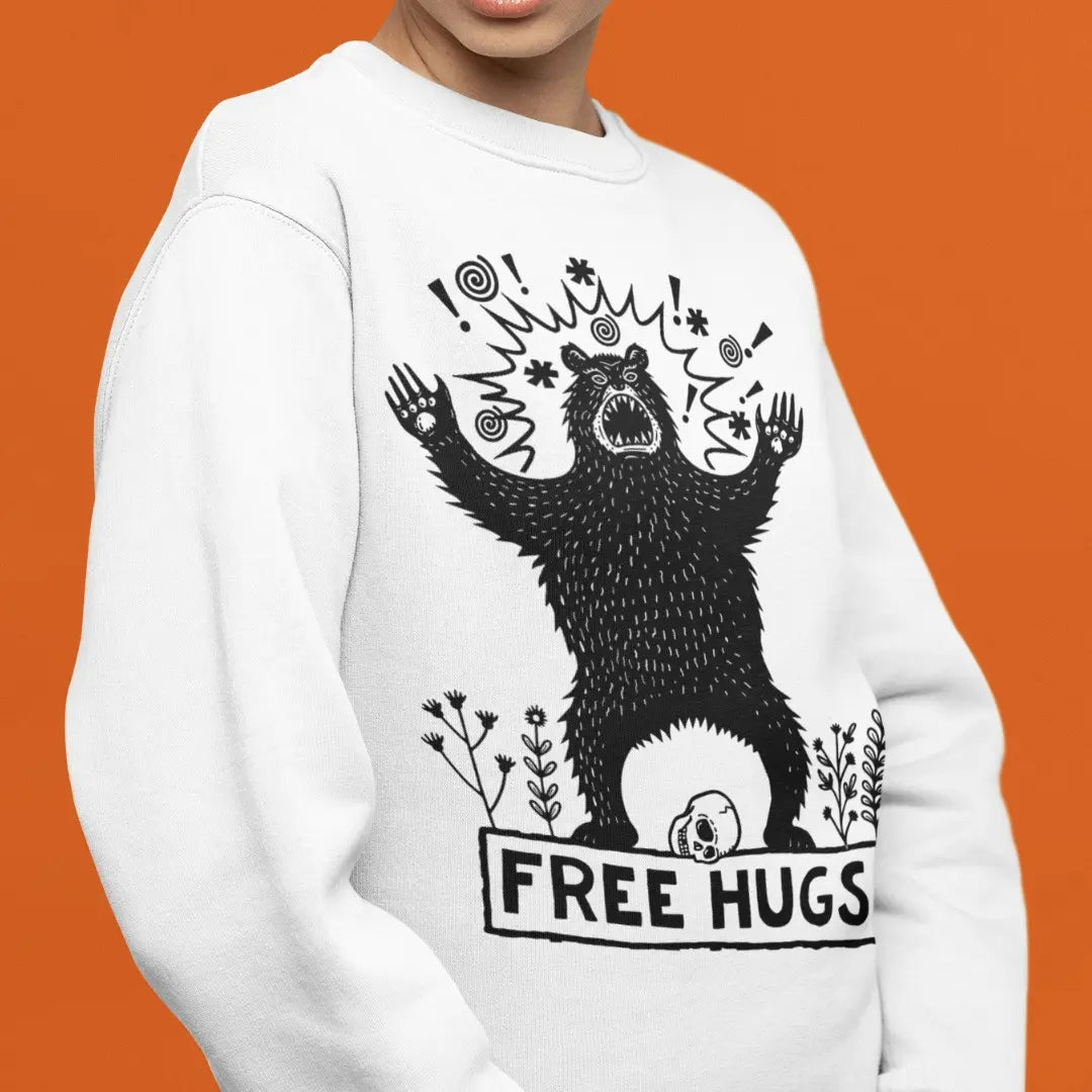 festival-gift-sweatshirt-free-hugs-bear-jumper-for-music-lovers