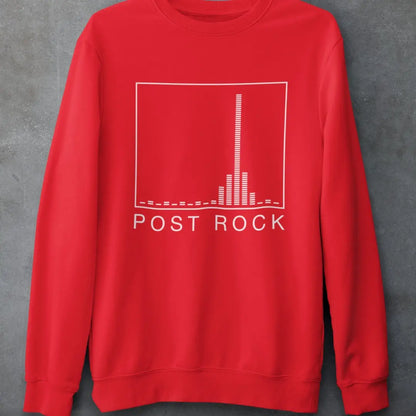 red-post-rock-frequency-jumper-post-punk-rock-design-post-rock-clothing-gift