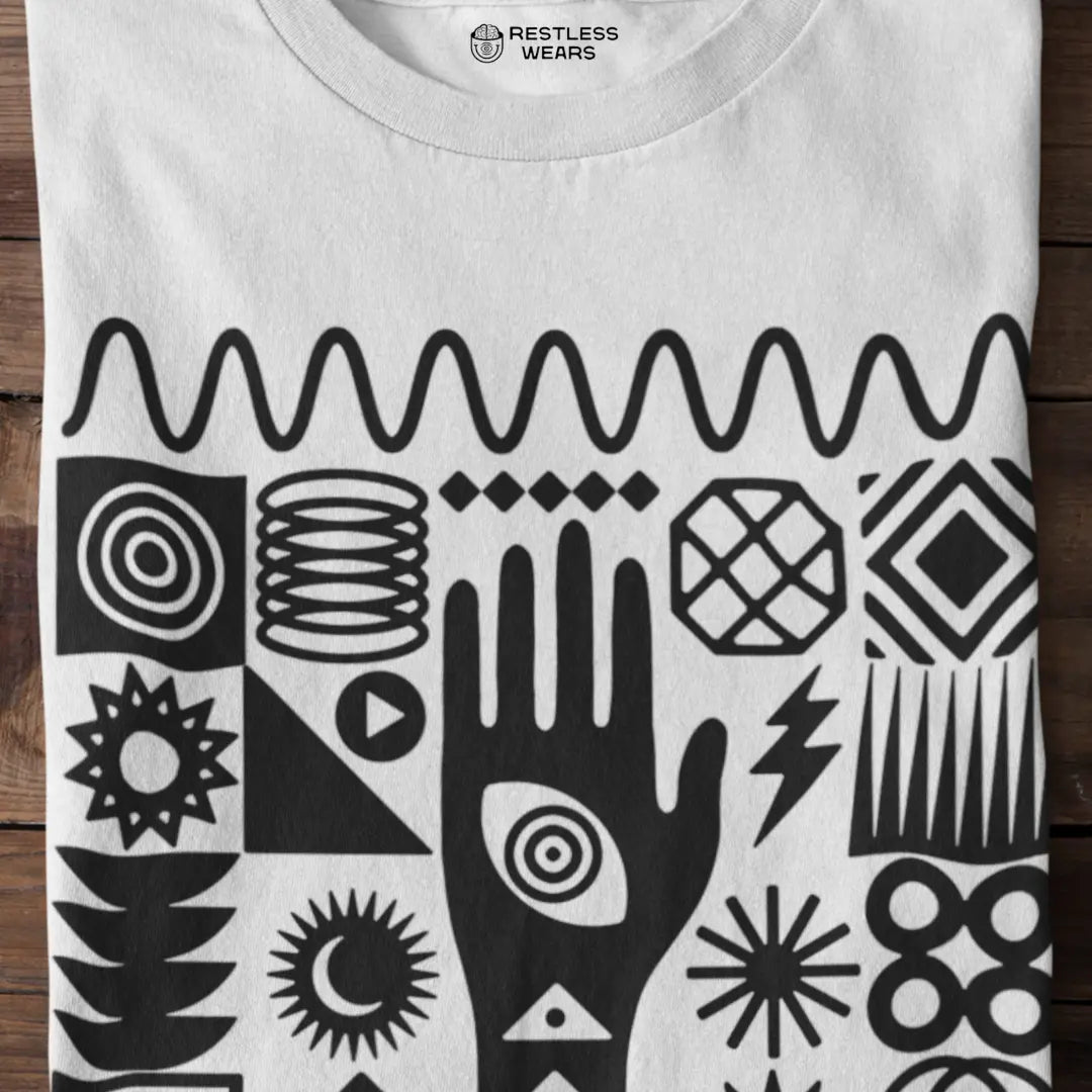 VIPwees T-Shirt Uomo In Cotone Biologico | Fan Art Music Caricature | A-Team Busker | Stampa Water-Based (Taglie S-XXXL)
