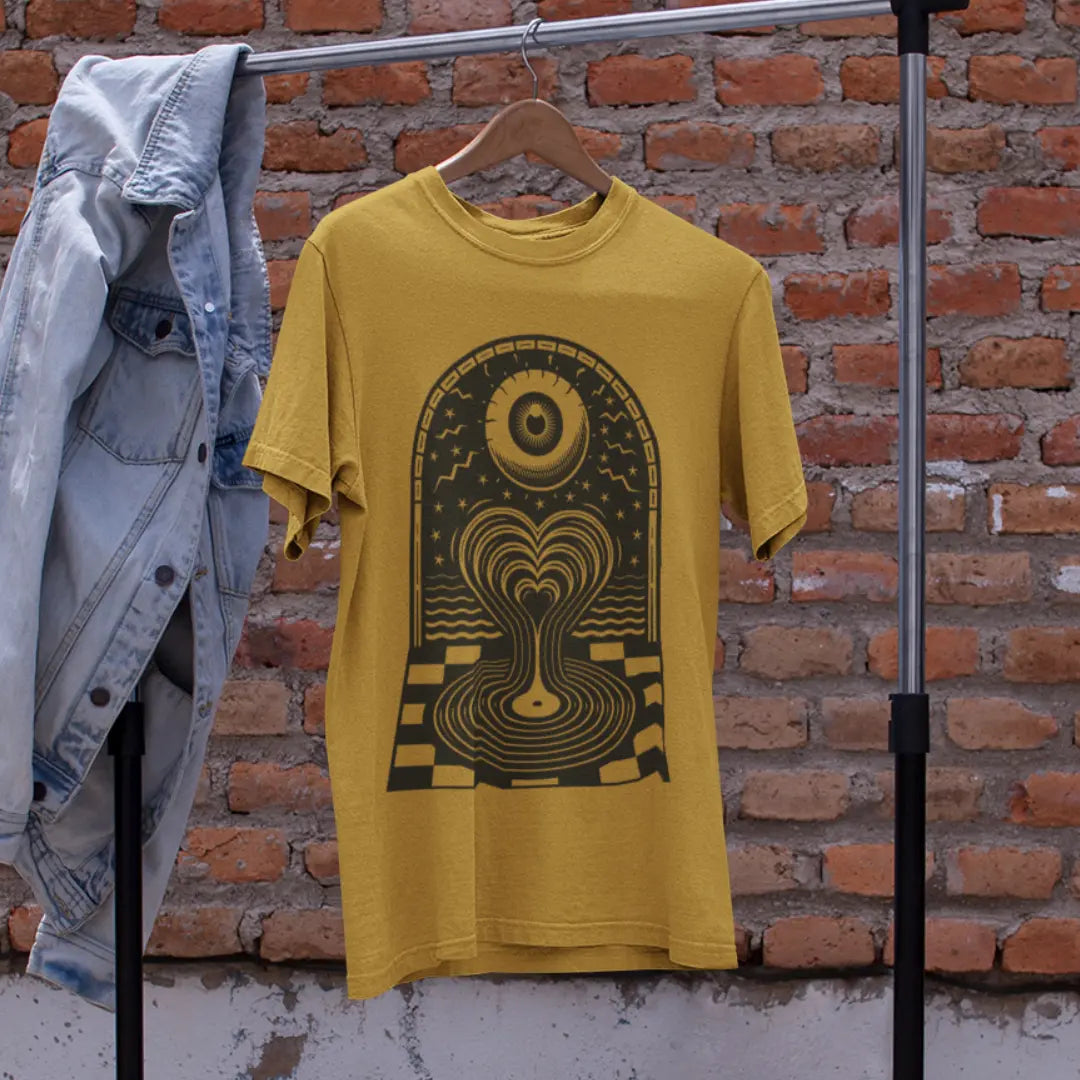 mustard-i-heart-vinyl-t-shirt-on-hanger-organic-cotton-vinyl-shop-style