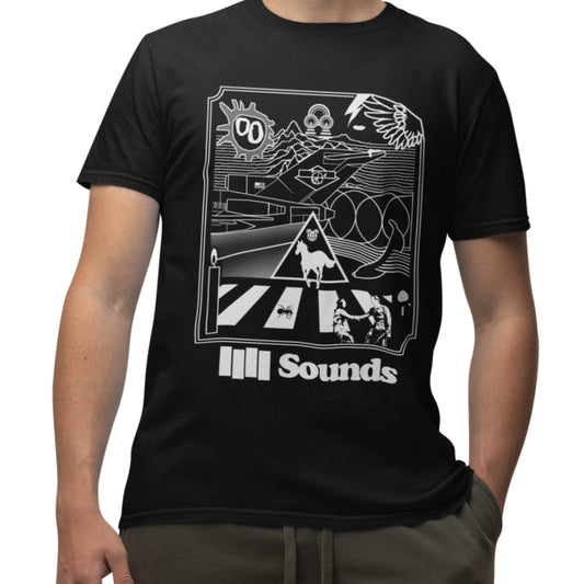 Camiseta con portada de álbum clásico 